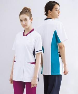 【全5色】スクラブジャケット（制菌・ストレッチ・男女兼用）