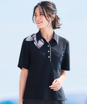 SALE【全2色】ポロニット（ニット・接触冷感・吸汗速乾・消臭・エコ/通気度117㎤/㎠・s）