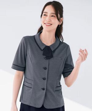 SALE【全3色】オーバーブラウス（ニット・吸汗速乾・消臭・高通気・エコ/通気度170.2㎤/㎠・s）