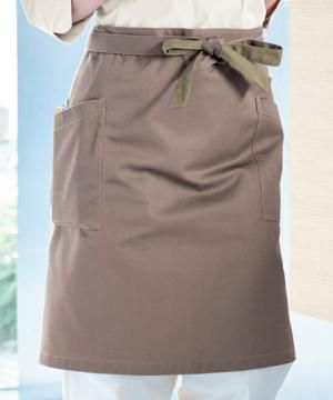 【全4色】ミドルエプロン（撥水・前丈55cm・男女兼用）