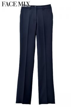 【レディス】ノータックストレートパンツ