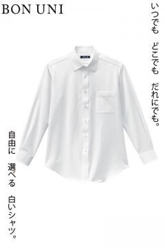 【S~5Lサイズ展開】長袖ニットシャツ(多機能素材/男性用)