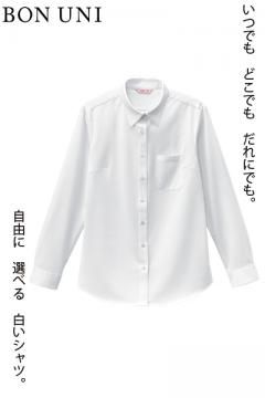 【5号~21号サイズ展開】長袖ニットシャツ(多機能素材/女性用)
