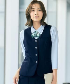 【全2色】ベスト（ニット・防シワ・高通気・吸汗速乾・抗ウイルス・抗菌防臭・UVカット）