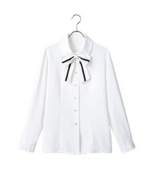 【MARY QUANT】ブラウス（リボン付き・ストレッチ）