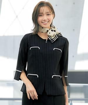 【MARY QUANT】ジャケット（七分袖・ストレッチ・ホームウォッシャブル）