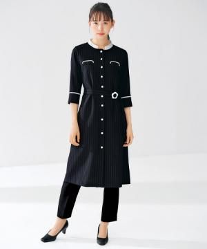 【MARY QUANT】ワンピース（七分袖・ストレッチ・ホームウォッシャブル）