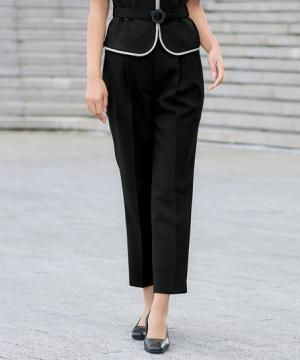 【MARY QUANT】テーパードパンツ（ストレッチ・裏地なし）