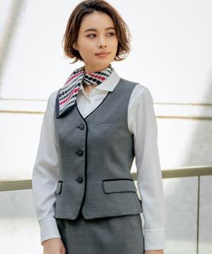 【YUKI TORII】全1色・ベスト（国産生地・ホームウォッシャブル）