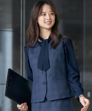 【YUKI TORII】全1色　ベスト（国産生地・グリーン購入法適合）