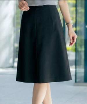 【YUKI TORII】全1色・スカート（Aライン・ストレッチ・高通気・60cm丈）