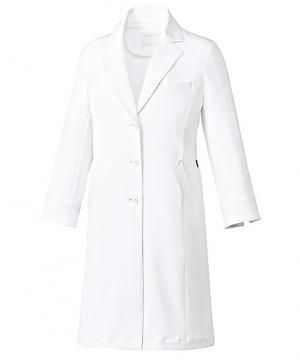 【MICHEL KLEIN】全1色・シングルドクターコート（9分袖・レディース）