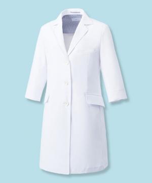 【Mizuno】ミズノ ドクターコート白衣（七分袖）【女】（制菌・透け防止機能）