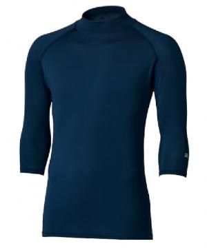 【Mizuno】全3色・ローネック アンダーウェア(七分袖・メンズ)