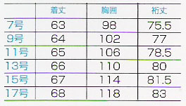 【2色】カ-ディガン (制電・毛玉防止) サイズ詳細