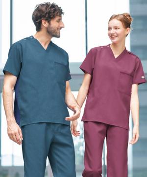 【Dickies】全3色・スクラブ（デニム調・男女兼用）