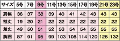 オーバーブラウス(フラワーギンガム・通気性71.6cc) サイズ詳細