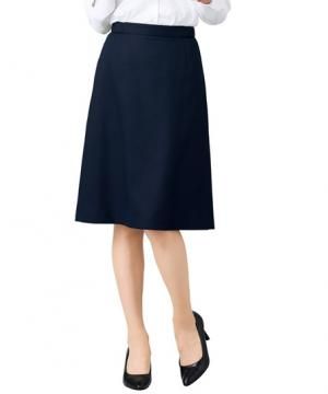 【全2色】脇ゴムAラインスカート（ロング丈/9号：58cm）