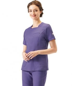 【全3色】ワコールレディススクラブ（ストレッチ・吸汗速乾・ノーアイロン・レディース）