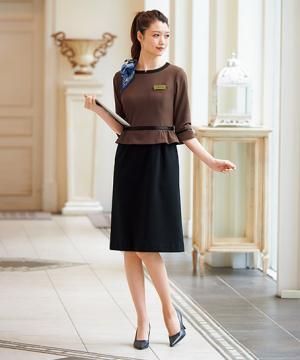 【全2色】ワンピース（ニット・ストレッチ・吸汗・消臭）