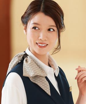 【全2色】麻の葉柄スカーフ