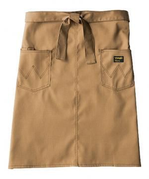 【Wrangler】ミディエプロン(杢調/丈:65㎝)