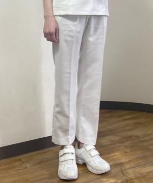 【3色】レディスシャーリングパンツ(制菌・ストレッチ・透防)