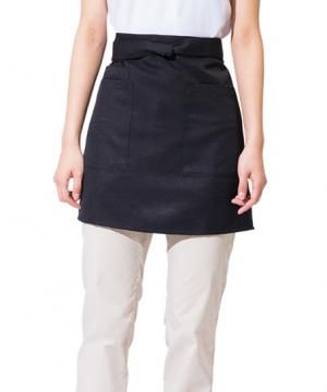 【全15色】ショートエプロン（帯電防止・ストレッチ・撥水/丈44cm）