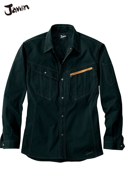 オシャレでかっこいい作業着【Jawin】長袖シャツ(消臭・抗菌)