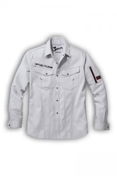 【Jawin】ストレッチ長袖シャツ(帯電防止・抗菌・消臭)
