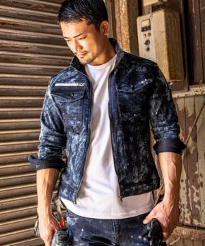 【Jawin】ストレッチデニムジャンパー