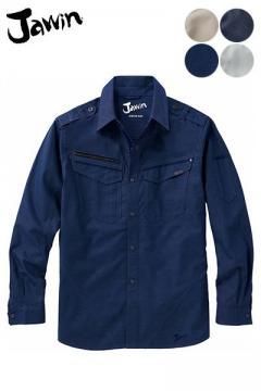 【Jawin】ストレッチ長袖シャツ