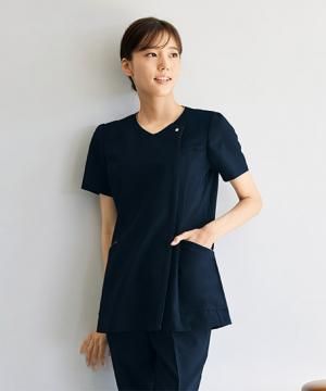 【LA BEAUTE】全4色・スクラブ（ストレッチ・防汚・吸汗速乾）