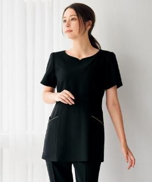 【LA BEAUTE】全2色・スクラブ（ストレッチ・防汚・吸汗速乾）