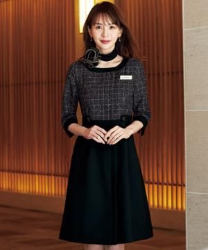 【全1色】ワンピース（ビジューツイード）