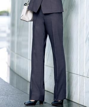 【2色】フレアストレートパンツ(美スラッとSuits Pure)