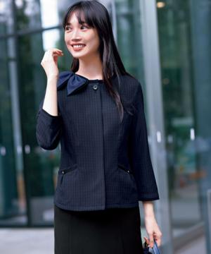 【全2色】オーバーブラウス（八分袖・吸汗速乾・防汚・吸放湿・透けにくい・UVカット・サステイナブル・グリーン購入対応））