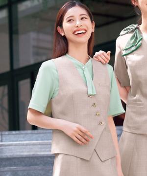 ベスト（ヨコストレッチ・吸汗速乾・防汚・吸放湿・サステイナブル・グリーン購入対応）