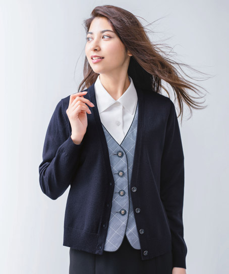 3色 シークレットカーディガン Ewg431 作業服の通販の Tokyo Uniform作業着デポ