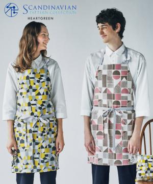 【SCANDINAVIAN】【5色】エプロン(男女共用)