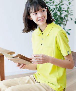 【全4色】半袖メッシュプルオーバー(男女兼用/吸汗速乾・ストレッチ・制電・防汚)