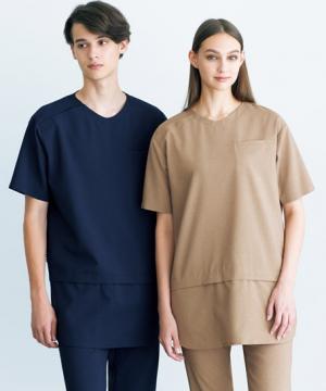 【全3色】半袖プルオーバー（撥水・撥油・ストレッチ・速乾・防汚・男女兼用）