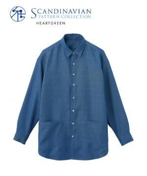 【SCANDINAVIAN】【2色】ロングシャツ(男女共用)