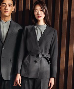 【全2色】ラップジャケット（ストレッチ・吸汗速乾・サスティナブル・レディース）