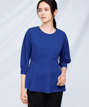 【全4色】プルオーバー（七分袖・ストレッチ・防透け）