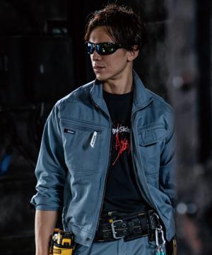 【BURTLE】 全3色　バートル長袖ブルゾン（綿100％・メンズ）