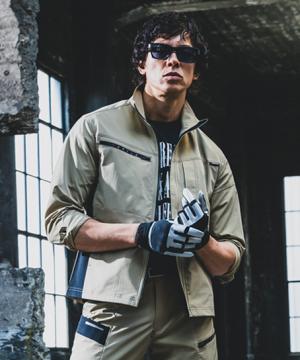 【BURTLE】全6色・ジャケット（ユニセックス・4WAYストレッチ・制電・吸汗速乾・リサイクル）