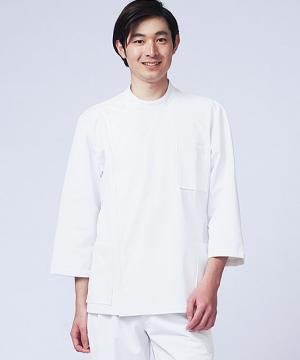 メンズケーシー 白衣(8分袖)