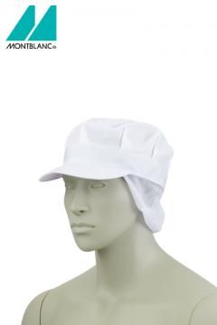 八角帽子たれ付(メッシュ)