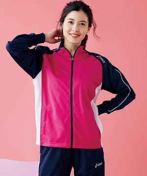 【ASICS】アシックス トレーニングジャケット(男女兼用・制菌)